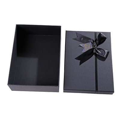 ODM Bulk Cardboard Gift Packaging Box تصميم صناديق هدايا سوداء لعطر أحمر الشفاه