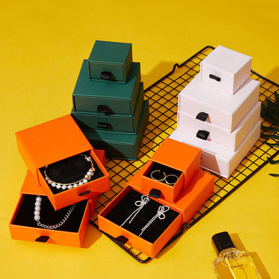 درج ورق OEM تغليف علب المجوهرات المعاد تدويرها