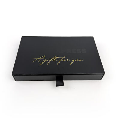 بيع بالجملة المواد الصديقة للبيئة الدرج الأسود لوازم الهاتف صندوق الهدية صندوق الهاتف صندوق التعبئة مع EVA بقعة UV